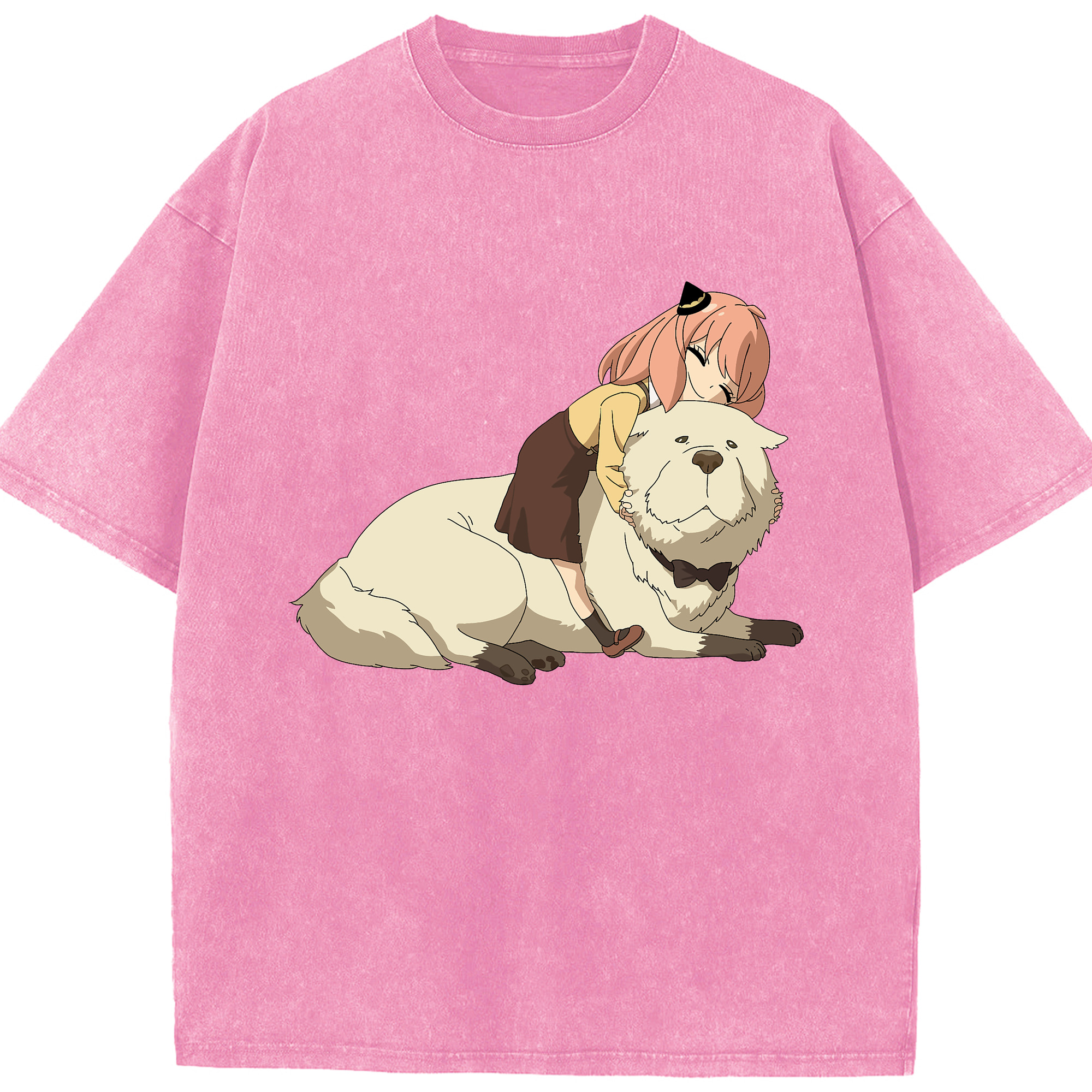 （画像用） SPY×FAMILY间谍家家酒 綿100% ヴィンテージ風 半袖Tシャツ（フロントプリント）